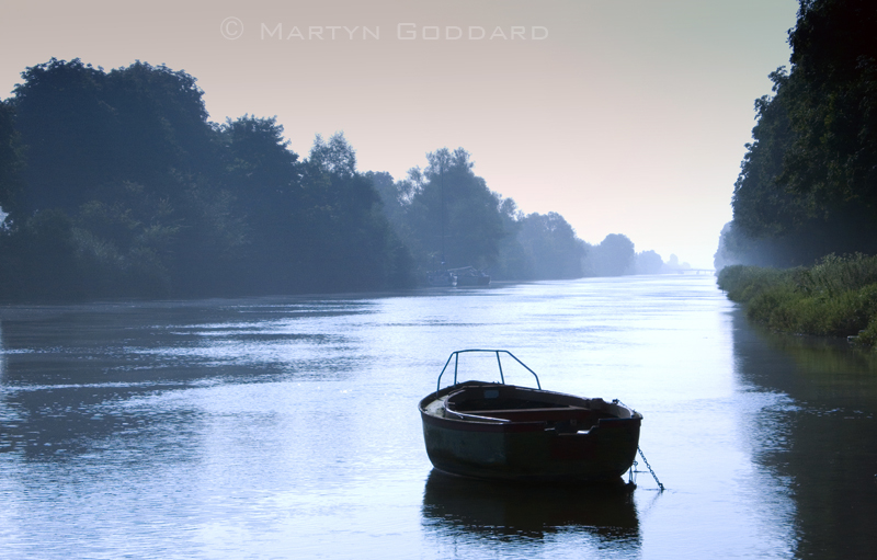 Dawn on the river Somme Northern France - Martyn Goddard Images