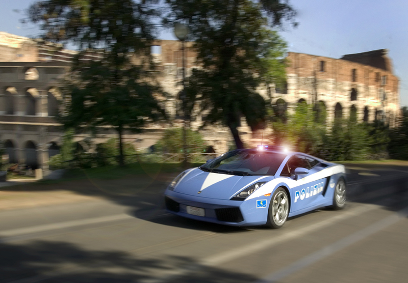 Lamborghini Gallardo Police Car.