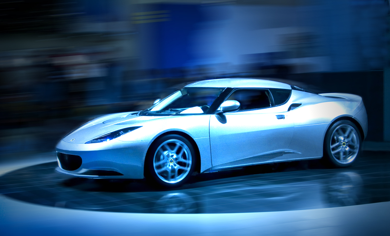 The New Lotus Evora Coupe at speed!