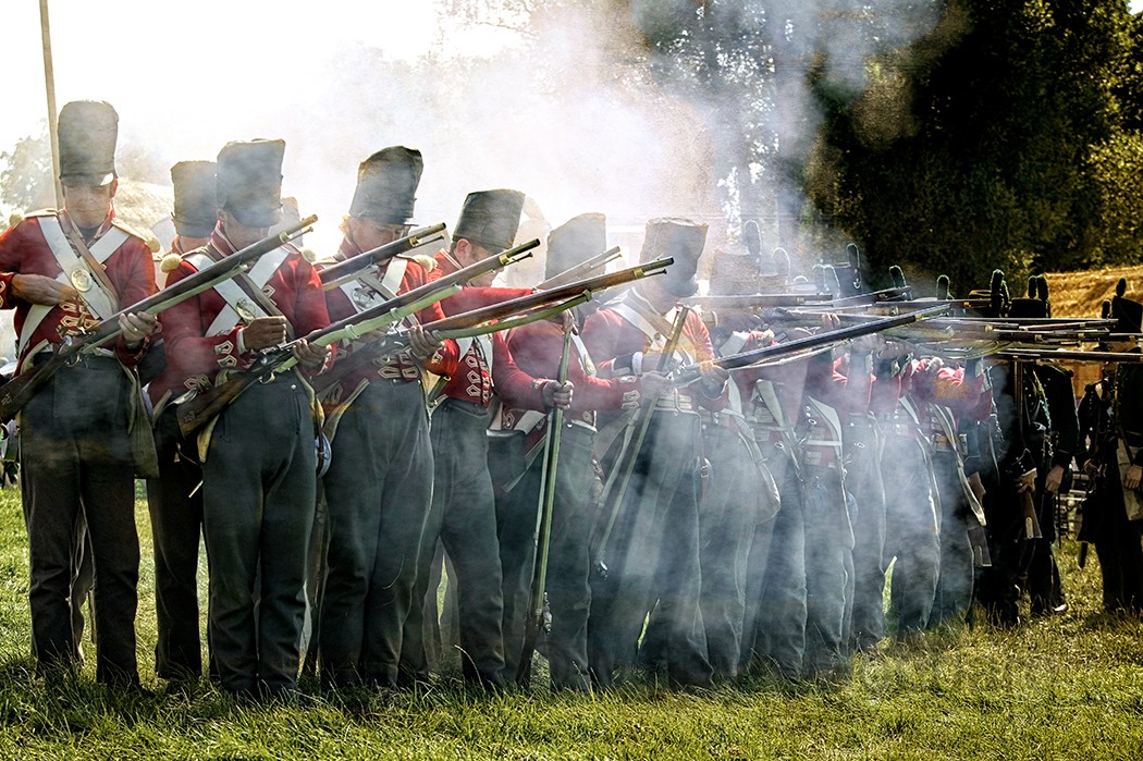 200th Anniversary of the Battle of Waterloo. British Infantry of the Line.