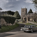 Scaldwell church. Mercedes Benz 600