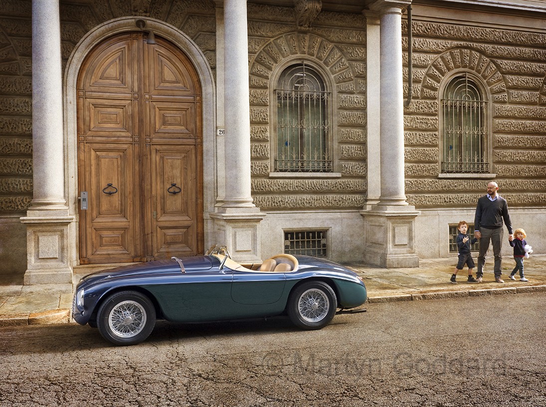 One of the special cars photographed in 2016 the ex Gianni Agnelli 1950 Ferrari 166MM