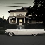 1960 Cadillac convertible in Ypsilanti Michigan USA