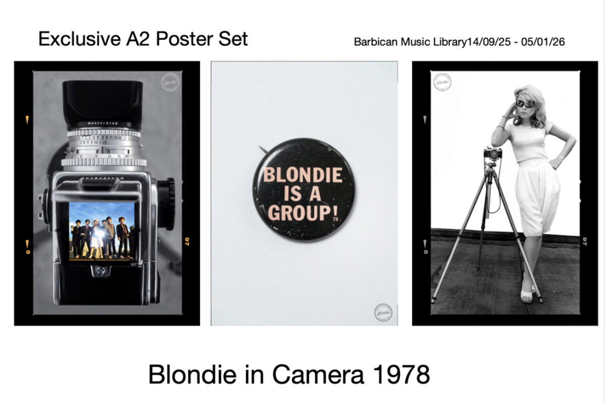 Exclusive set of 3 A2 Posters. Blondie in Camera 1978.