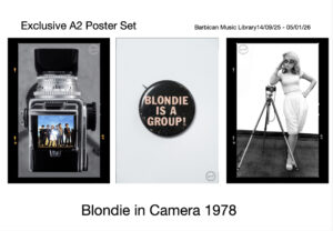 Exclusive set of 3 A2 Posters. Blondie in Camera 1978.