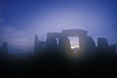Stone Hendge at dawn.