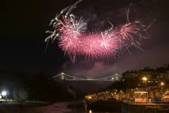 Brunel’s Fireworks Clifton Suspenssion Bridge.