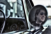 Bryan Ferry driving in London 1982